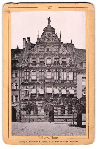 Fotografie Römmler & Jonas, Dresden, Ansicht Nürnberg, Partie am Peller-Haus