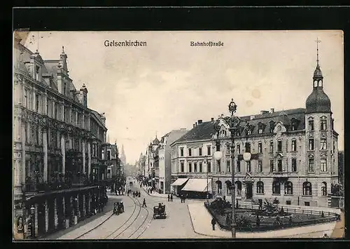 AK Gelsenkirchen, Verkehr auf der Bahnhofstrasse