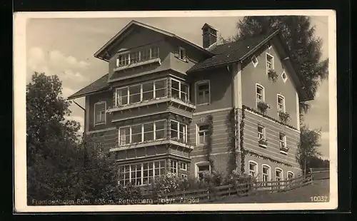 AK Rettenberg im Bayr. Allgäu, Hotel Fremdenheim Buhl