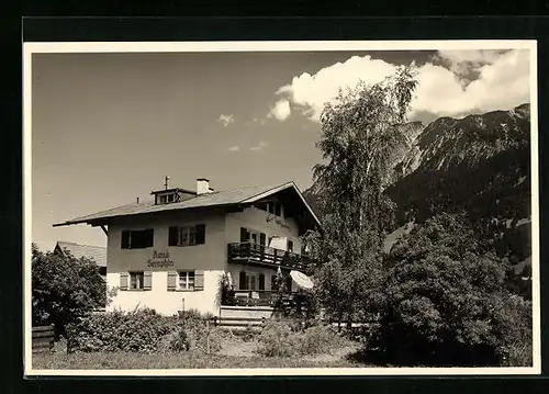 AK Oberstdorf /Allgäu, Hotel Pension Haus Seraphin