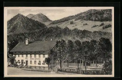 AK Pfronten /Allgäu, Gasthof Fallmühle