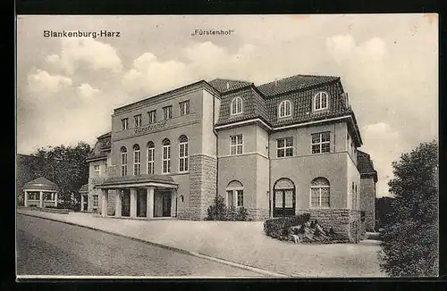 AK Blankenburg /Harz, Hotel Fürstenhof