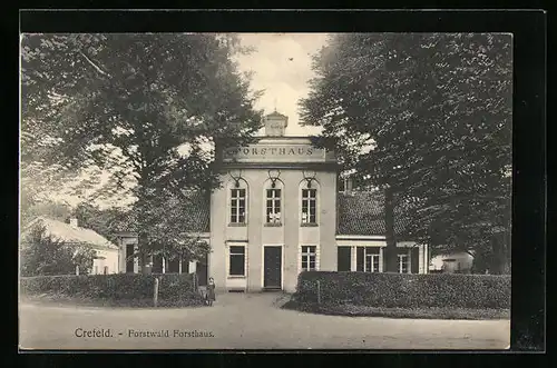 AK Krefeld, Forstwald Forsthaus