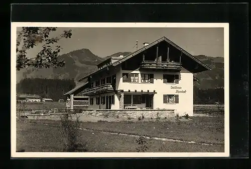 AK Fischen im Allgäu, Landgasthaus Alpenhof