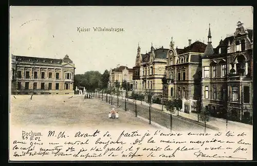 AK Bochum, Kaiser Wilhelmstrasse