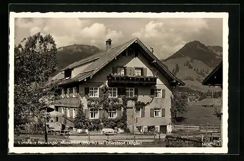 AK Niederdorf / Obermaiselstein, Hotel und Pension Landhaus Berwanger