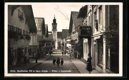 AK Sonthofen, Kinder auf der Ritter von Eppstrasse