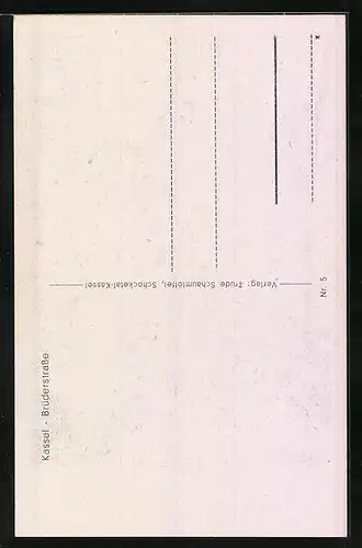AK Kassel, Blick in die Brüderstrasse