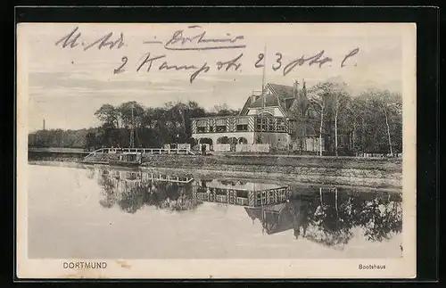 AK Dortmund, Bootshaus am Wasser