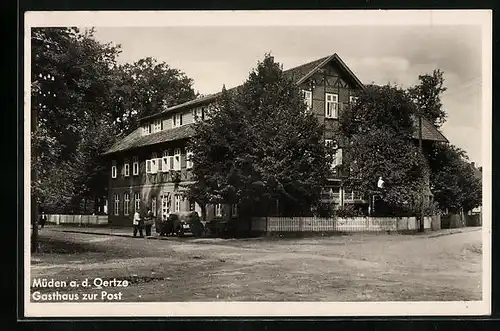 AK Müden a. d. Qertze, Gasthaus zur Post