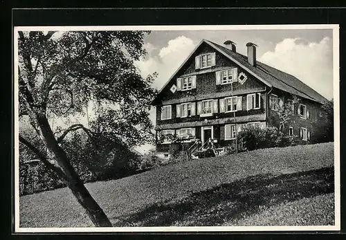 AK Oberstaufen-Kalzhofen, Aussenansicht Haus v. Nieden