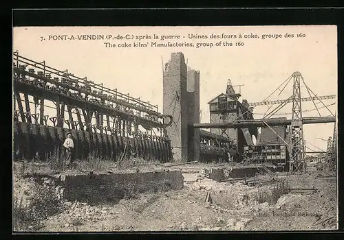 AK Pont-A-Vendin, après la guerre, Usines des fours à coke