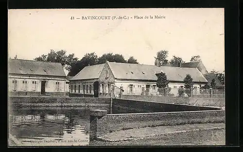 AK Bavincourt, Place de la Mairie