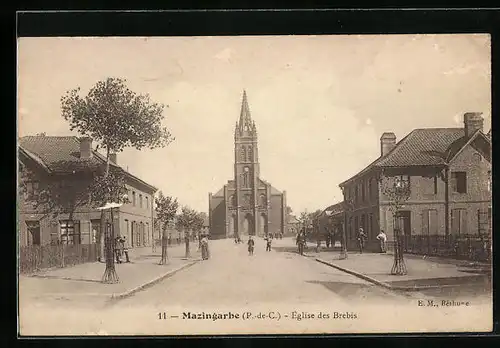 AK Mazingarbe, Eglise des Brebis