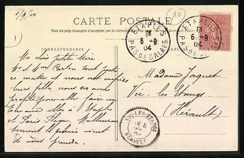 AK Étaples, Vue générale