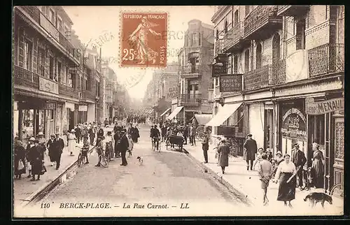 AK Berck-Plage, La Rue Carnot