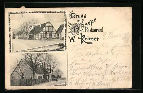 AK Hesepe / Bramsche, Restaurant W. Krämer