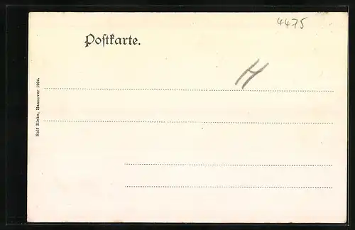 AK Sögel, Hotel zum Bahnhof v. H. Knipper, Landratsamt, Schloss Clemenswerth