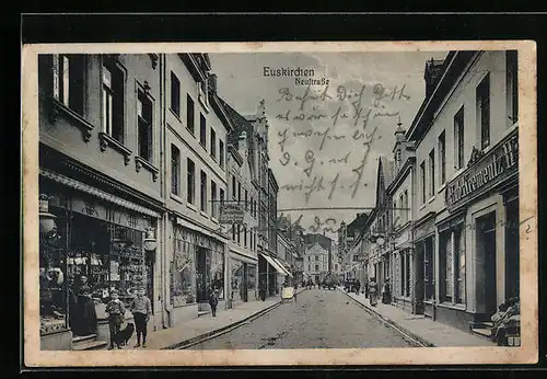 AK Euskirchen, Passanten in der Neustrasse