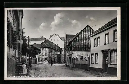 AK Kommern /Eifel, Strassenpartie mit Kindern