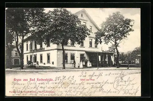 AK Bad Rothenfelde, Hotel zur Post