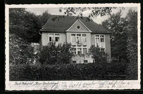 AK Bad Hersfeld, Hotel Haus Deutschland