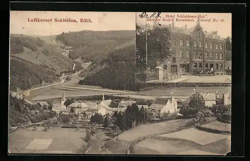 AK Schleiden / Eifel, Hotel Schleidener Hof, Bes. Rudolf Krewinkel, Gesamtansicht