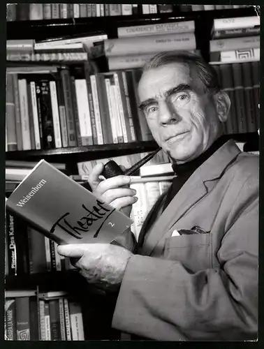 Fotografie Röhnert, Berlin, Portrait Dramatiker & Schriftsteller Günther Weisenborn