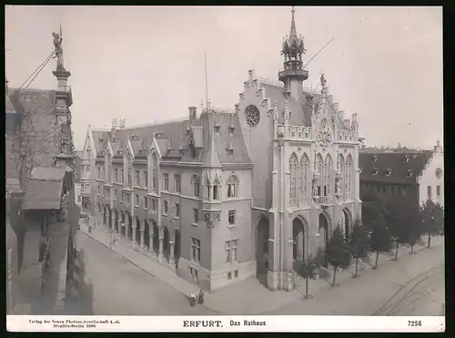 Fotografie NPG, Berlin-Steglitz, Ansicht Erfurt, Strasseneck am Rathaus