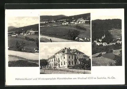 AK Mönichkirchen am Wechsel, Hotel Lang im Wintersportplatz