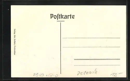 Relief-AK Bad Gräfenberg, Teilansicht aus der Vogelschau