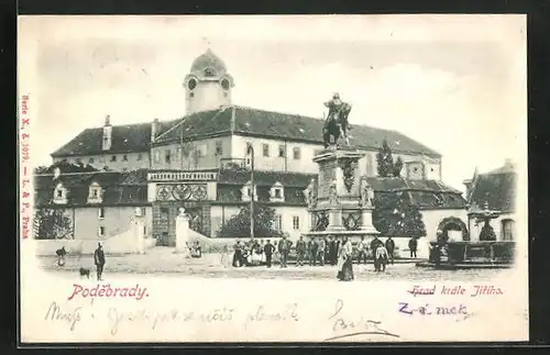 Relief-AK Bad Podiebrad / Podebrady, Hrad krále Jiriho