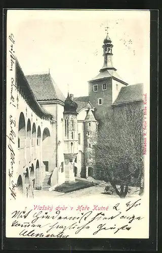 Relief-AK Kuttenberg / Kutna Hora, Vlasský dvur