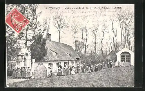 AK Amettes, Maison natale de S. Benoit Joseph Labre