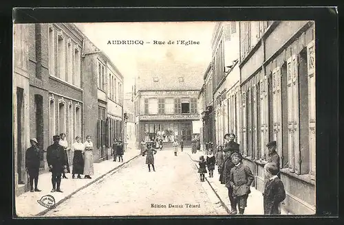 AK Audruicq, Rue de l`Eglise