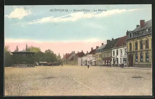 AK Audruicq, Grand` Place, La Mairie