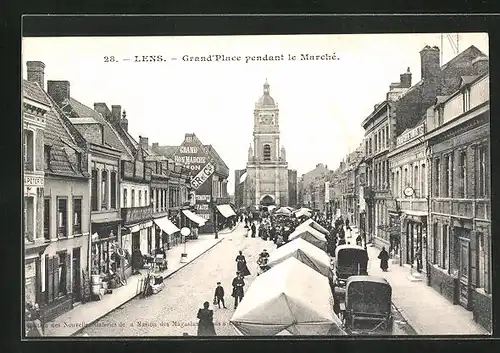 AK Lens, Grand` Place pendant le Marché