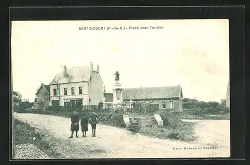 AK Bertincourt, Place Jean Tonnier