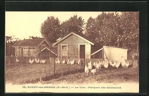 AK Auchy-les-Hesdin, Le Clos, Parquet des Gâtinaises