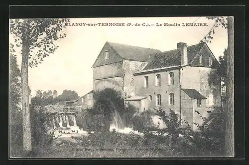 AK Blangy-sur-Ternoise, Le Moulin Lemaire