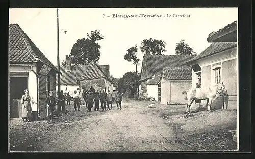 AK Blangy-sur-Ternoise, Le Carrefour