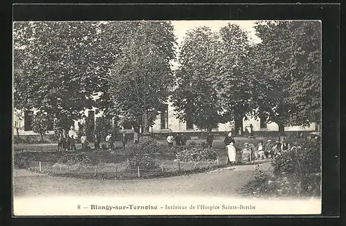 AK Blangy-sur-Ternoise, Intérieur de l`Hospice Sainte-Berthe