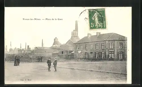 AK Noeux-les-Mines, Place de la Gare