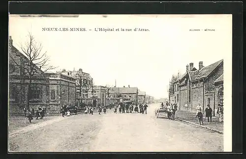 AK Noeux-les-Mines, L`Hôspital et la Rue d`Arras