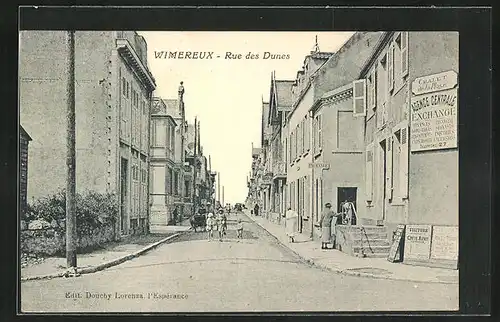 AK Wimereux, Rue des Dunes