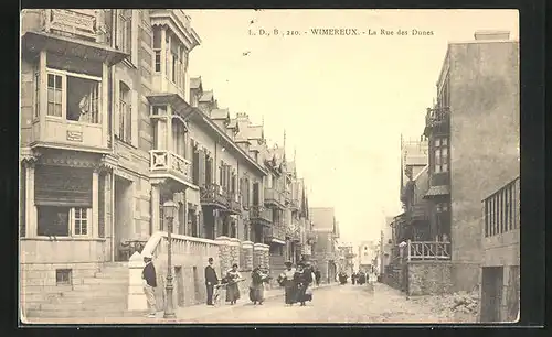 AK Wimereux, La Rue des Dunes