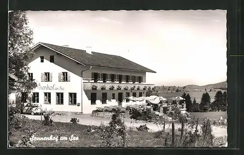 AK Osterreinen b. Füssen, Gasthof-Pension Sonnenhof am See