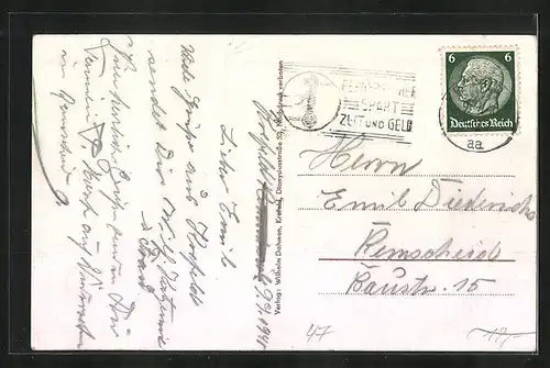 AK Krefeld, Ostwall mit Gasthaus Krefelder Hof