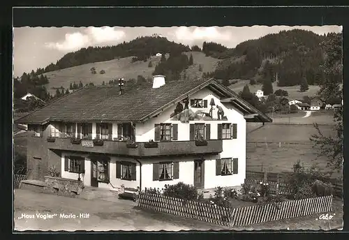 AK Eisenberg /Allgäu, Hotel Haus Vogler Maria-Hilf