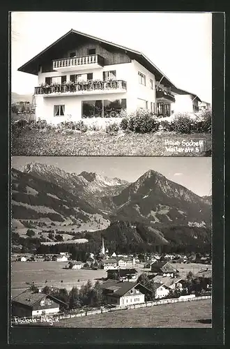 AK Fischen /Allgäu, Gasthaus Haus Socher, Weilerstrasse 5